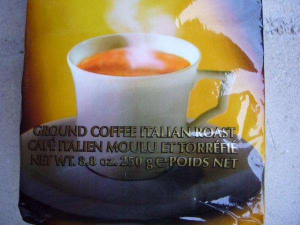 Detail přední strana obalu Segafredo - Emoziony macinato 250g